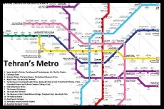 Tehran Metro Map